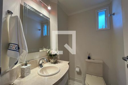 Lavabo de apartamento à venda com 3 quartos, 130m² em Vila Andrade, São Paulo