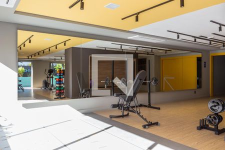 Studio para alugar com 29m², 1 quarto e sem vaga Studio para alugar com 29m², 1 quarto e sem vagaÁrea comum - Academia