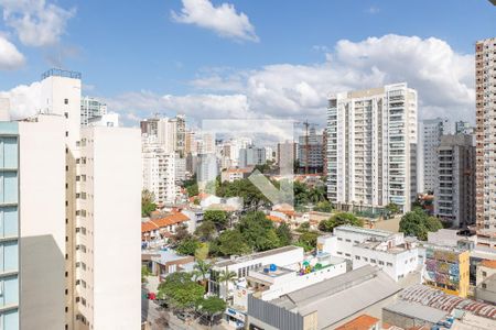Studio para alugar com 29m², 1 quarto e sem vaga Studio para alugar com 29m², 1 quarto e sem vagaVista da Sacada