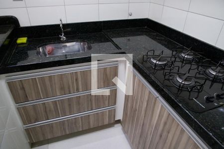 Cozinha de kitnet/studio para alugar com 1 quarto, 21m² em Candangolândia, Brasília