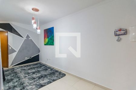 Sala de apartamento à venda com 2 quartos, 120m² em Vila Scarpelli, Santo André
