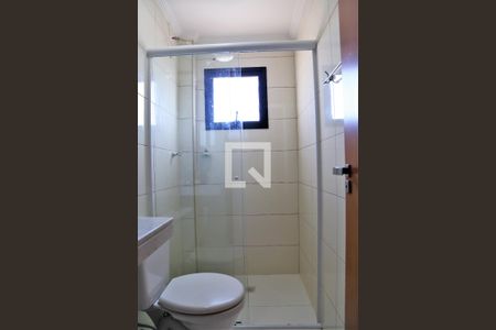 Banheiro Social de apartamento para alugar com 1 quarto, 45m² em Tupiry, Praia Grande