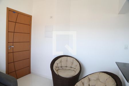 Sala de apartamento para alugar com 1 quarto, 45m² em Tupiry, Praia Grande