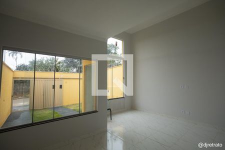 Sala de Estar/Jantar de casa para alugar com 2 quartos, 81m² em Residencial Forteville Extensão, Goiânia