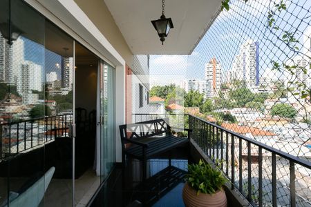 Varanda da Sala de apartamento à venda com 4 quartos, 120m² em Pompeia, São Paulo