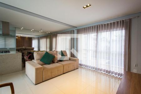 Sala de casa de condomínio para alugar com 4 quartos, 220m² em Granja Marileusa, Uberlândia