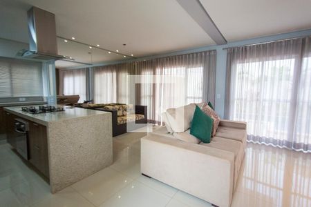 Sala de casa de condomínio para alugar com 4 quartos, 220m² em Granja Marileusa, Uberlândia