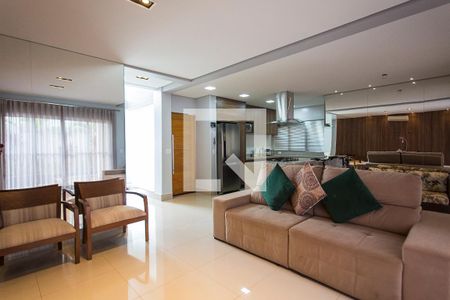 Sala de casa de condomínio para alugar com 4 quartos, 220m² em Granja Marileusa, Uberlândia
