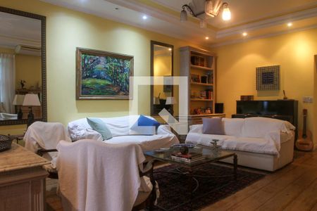 Sala de casa à venda com 5 quartos, 411m² em Jardim Botânico, Rio de Janeiro