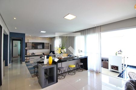 Sala de apartamento para alugar com 3 quartos, 157m² em Centro, São Bernardo do Campo