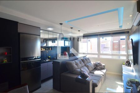 Sala de apartamento para alugar com 2 quartos, 52m² em Fátima, Canoas