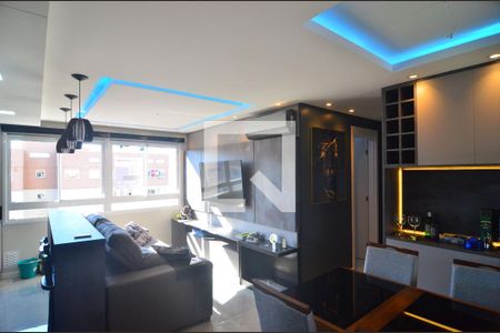 Sala de apartamento para alugar com 2 quartos, 52m² em Fátima, Canoas