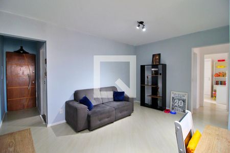 Sala de apartamento para alugar com 3 quartos, 80m² em Vila Apiai, Santo André