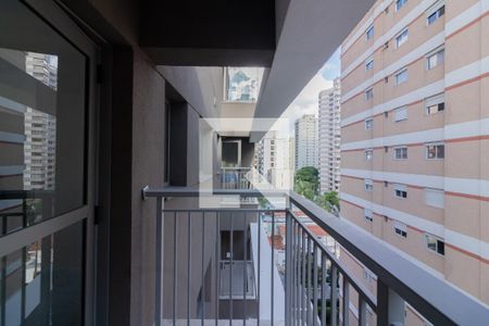 Varanda Studio de apartamento à venda com 1 quarto, 33m² em Planalto Paulista, São Paulo