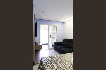 Sala de apartamento à venda com 3 quartos, 79m² em Campestre, Santo André