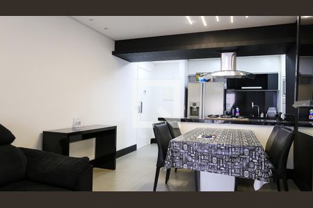 Sala de apartamento à venda com 3 quartos, 79m² em Campestre, Santo André
