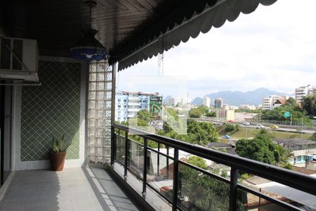 Varanda da Sala de apartamento à venda com 4 quartos, 264m² em Freguesia de Jacarepaguá, Rio de Janeiro