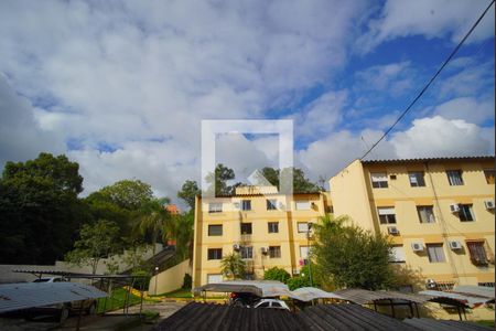 Sala_Vista de apartamento à venda com 2 quartos, 50m² em Jardim Carvalho, Porto Alegre