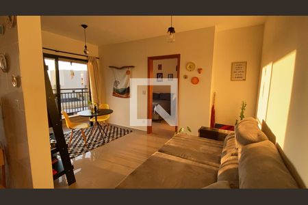 Sala de apartamento para alugar com 1 quarto, 36m² em Vila Ana Maria, Ribeirão Preto