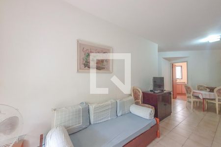Sala 1 de apartamento para alugar com 3 quartos, 112m² em Jardim Ana Maria, Guarujá