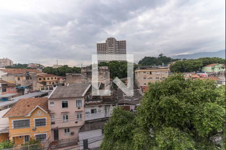 Sala - Vista de apartamento à venda com 3 quartos, 88m² em São Cristóvão, Rio de Janeiro