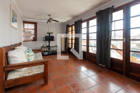 Sala de apartamento para alugar com 3 quartos, 150m² em Parque Enseada, Guarujá