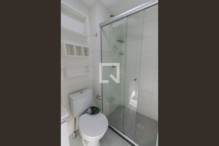Banheiro da Suíte de apartamento para alugar com 1 quarto, 30m² em Barra Funda, São Paulo