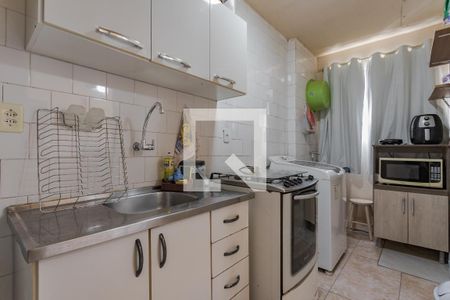 Cozinha e Área de Serviço de apartamento à venda com 1 quarto, 36m² em Jardim Sabará, Porto Alegre