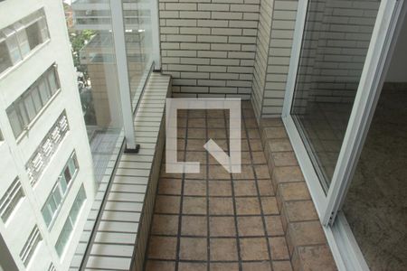 Varanda da Sala de apartamento para alugar com 1 quarto, 88m² em Gonzaga, Santos