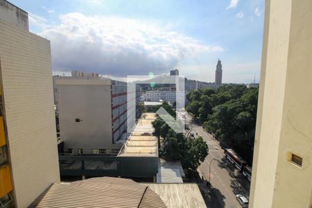 Vista da Sala de apartamento à venda com 1 quarto, 42m² em Centro, Rio de Janeiro