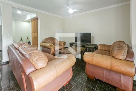 Sala de apartamento para alugar com 3 quartos, 145m² em Balneario Cidade Atlantica, Guarujá