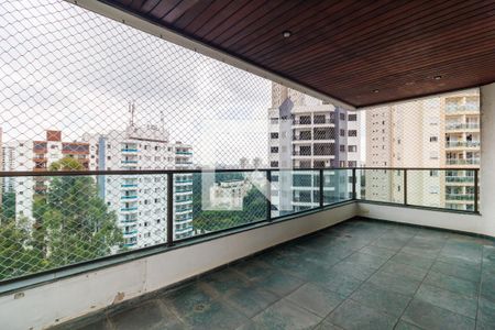 Varanda da Sala de apartamento à venda com 4 quartos, 240m² em Vila Suzana, São Paulo