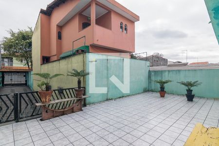 Terraço da Sala de Estar de casa à venda com 3 quartos, 275m² em Jardim das Maravilhas, Santo André