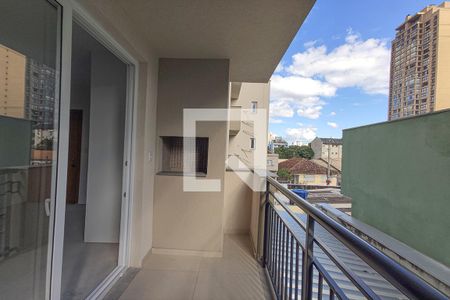 Sacada da Sala de apartamento à venda com 1 quarto, 44m² em Centro, São Leopoldo