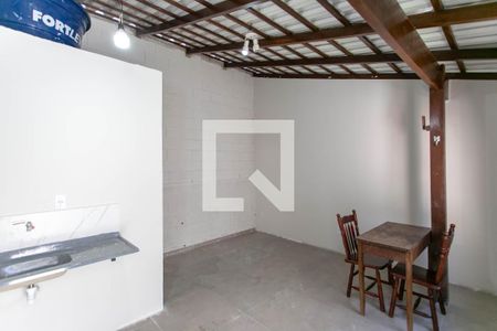 Quarto e Cozinha de kitnet/studio para alugar com 1 quarto, 40m² em Garças, Belo Horizonte