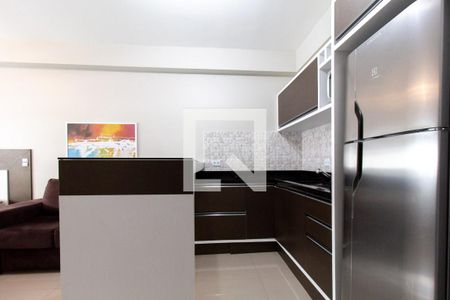 Studio para alugar com 30m², 1 quarto e sem vaga Studio para alugar com 30m², 1 quarto e sem vagaCozinha - Armários