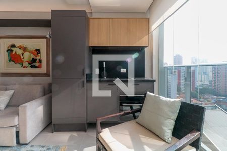 Studio para alugar com 40m², 1 quarto e 1 vagaSala
