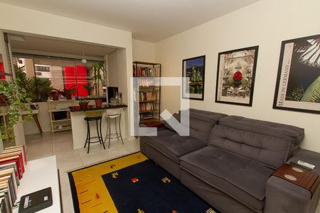Sala de apartamento para alugar com 2 quartos, 64m² em Petrópolis, Porto Alegre