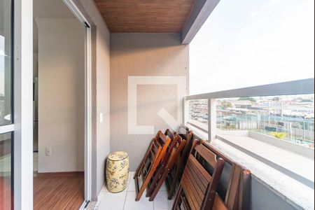 Varanda da Sala de apartamento para alugar com 2 quartos, 50m² em Vila Metalúrgica, Santo André