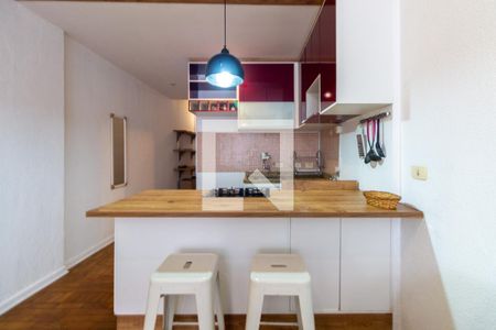 Studio à venda com 40m², 1 quarto e sem vagaCozinha