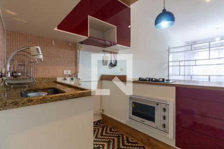 Studio à venda com 40m², 1 quarto e sem vagaCozinha