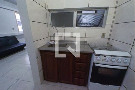 Cozinha de apartamento à venda com 1 quarto, 31m² em Centro Histórico, Porto Alegre
