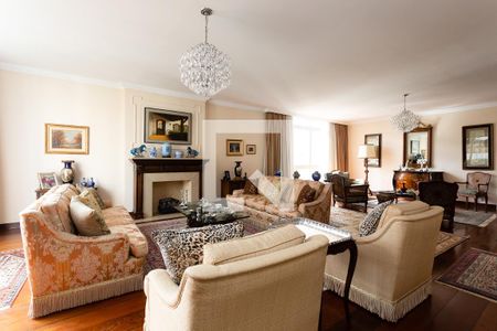 Sala de apartamento à venda com 4 quartos, 500m² em Cerqueira César, São Paulo