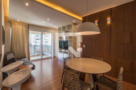 Sala de apartamento para alugar com 1 quarto, 51m² em Sítio Tamboré Alphaville, Barueri