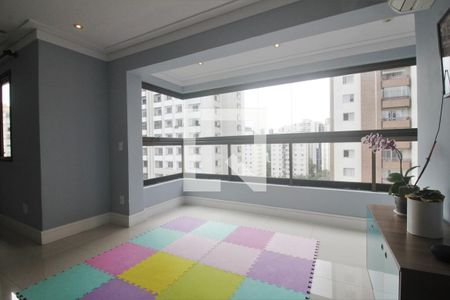 Sala de apartamento à venda com 3 quartos, 130m² em Vila Suzana, São Paulo