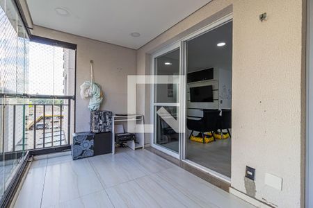 Varanda da Sala de apartamento à venda com 2 quartos, 90m² em Campestre, Santo André