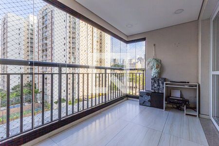 Varanda da Sala de apartamento à venda com 2 quartos, 90m² em Campestre, Santo André