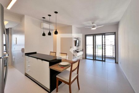 Sala de apartamento para alugar com 1 quarto, 49m² em Indianópolis, São Paulo