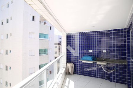 Varanda gourmet de apartamento para alugar com 2 quartos, 126m² em Caiçara, Praia Grande