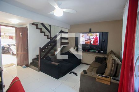 Sala de casa de condomínio para alugar com 3 quartos, 118m² em Taquara, Rio de Janeiro